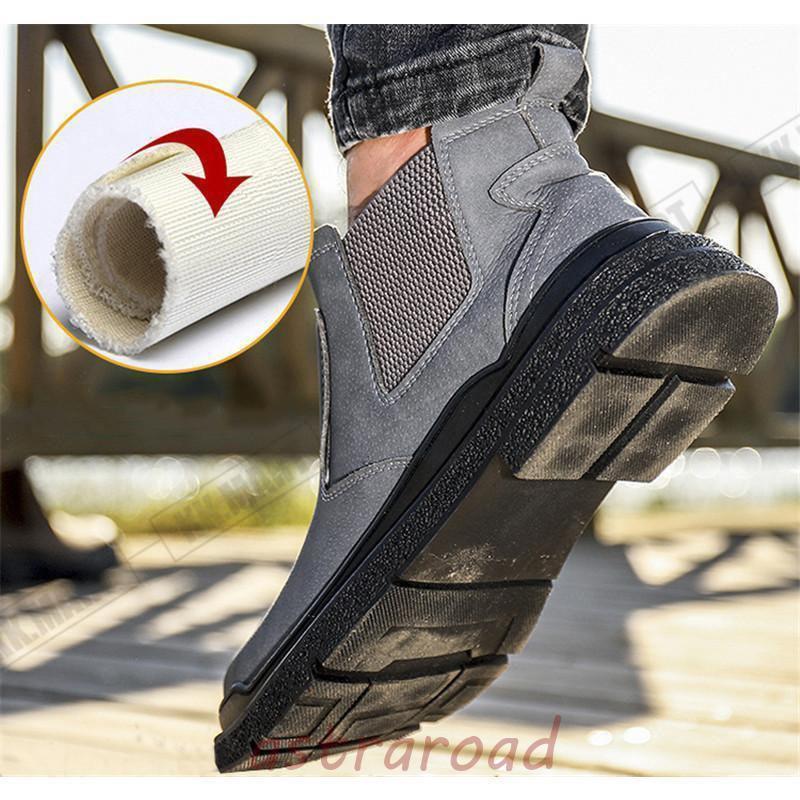 安全靴ハイカット メンズ 防水安全靴 作業靴溶接用ブーツ つま先保護