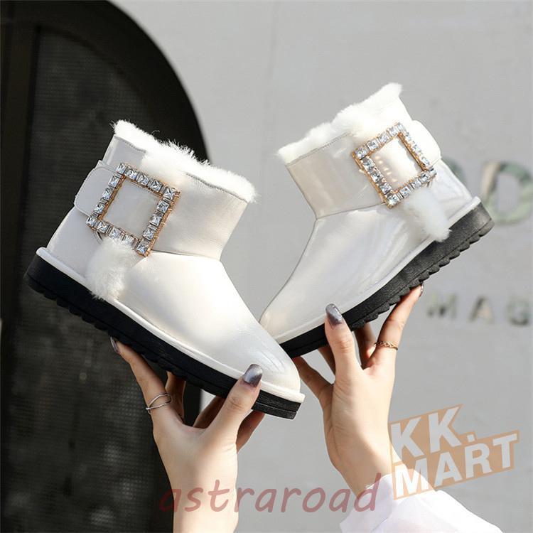 本革 ムートンブーツ ショートブーツ レディース 冬靴 裏起毛 トレンド