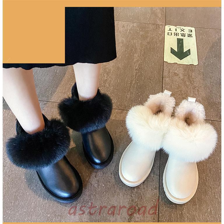 本革 ムートンブーツ ショートブーツ レディース 冬靴 裏起毛 トレンド