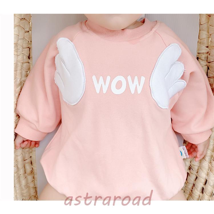 長袖 ロンパース 肌着 つなぎ 秋冬 新生児 幼児 かわいい カバーオール
