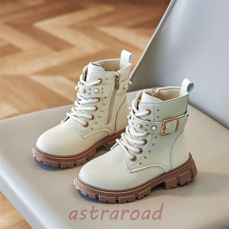 ブーツ キッズ 子供 靴 女の子 男の子 シューズ ジュニア レースアップ