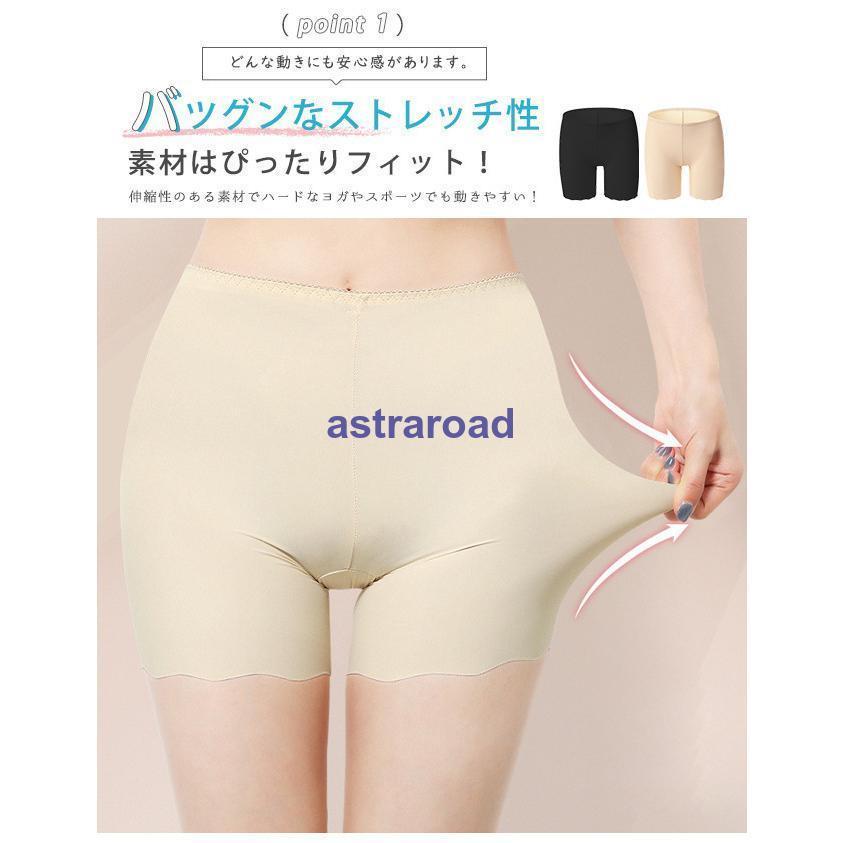サラッと素材 涼感 ショートレギンス ハーフレギンス スパッツ ひんやり ムレ対策 夏用 インナーパンツ アンダーパンツ ハーフ インナー 夏 | ブランド登録なし | 06