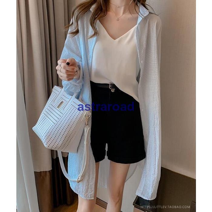 ロングシャツ UVカットカーディガン レディース 夏 ス シャツ 七分袖 ゆったり 体型カバー 紫外線対策 冷房対策 カジュアル ロング丈 ショート丈 ロングシャツ UVカットカーディガン レディース トップス シャツ