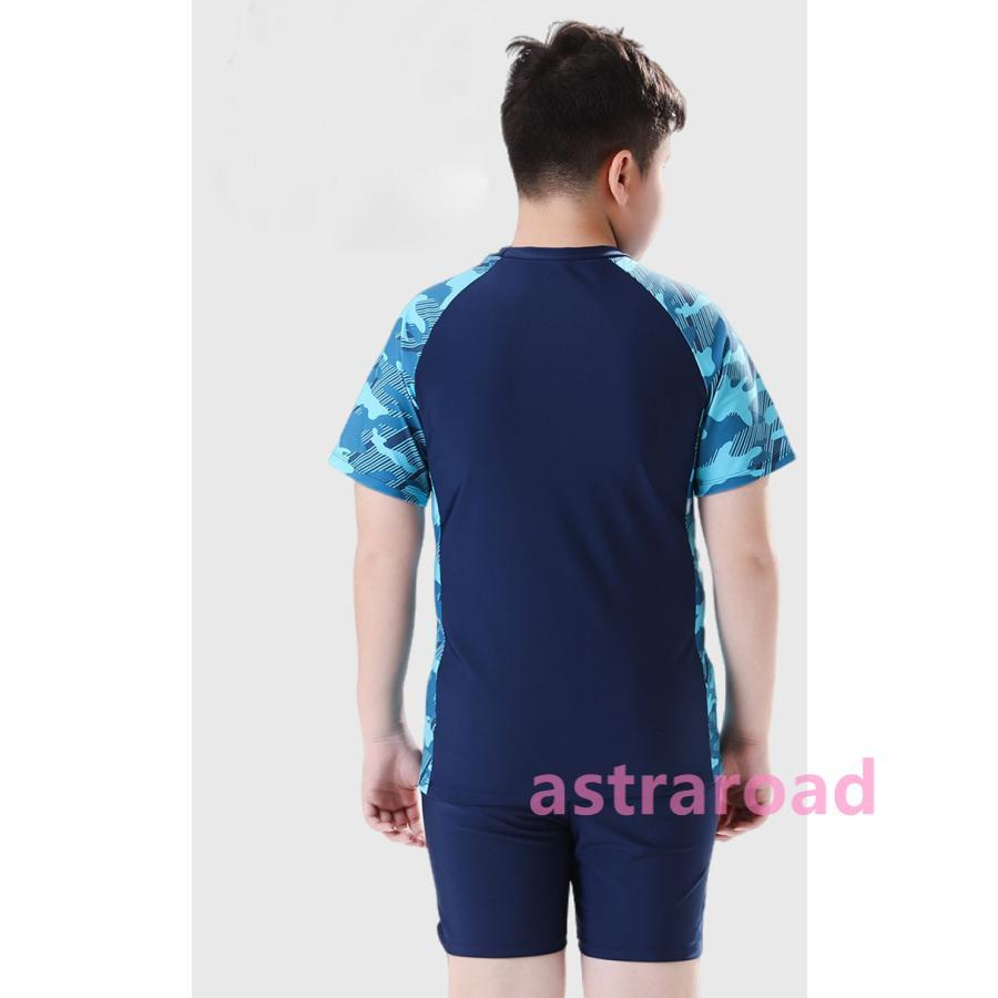 男の子 水着 ジュニア ぽっちゃりの子 大きいサイズあり キッズ セパレート 上下セット 水着 半袖 ボーイズ 子供 ショートパンツ ゆったり 露出控えめ プール |  | 10