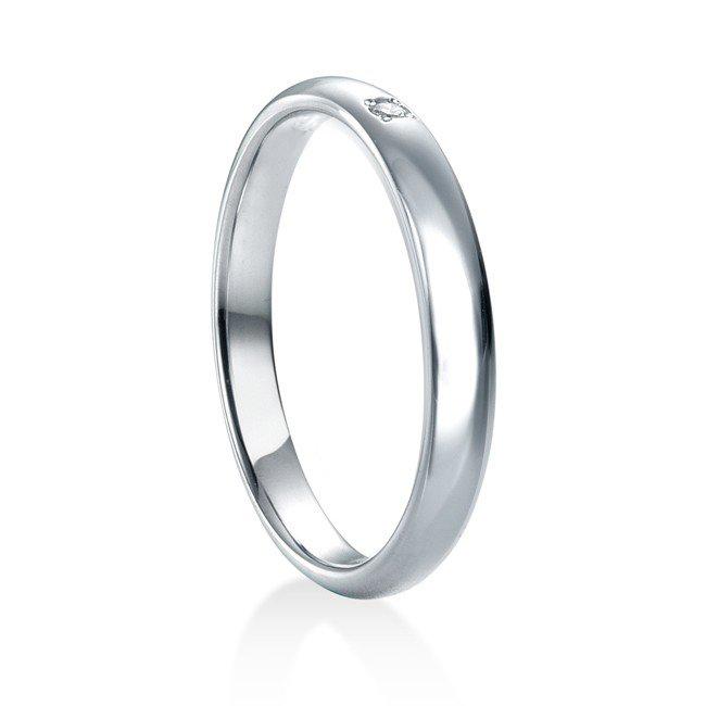 ペアリング 結婚指輪 プラチナ(Pt950)又はゴールド(K18) ダイヤ1