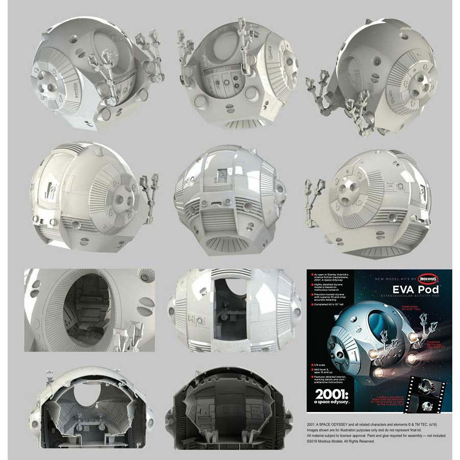 メビウスモデル【EVA POD】スペースポッド / 2001年宇宙の旅 1/8  