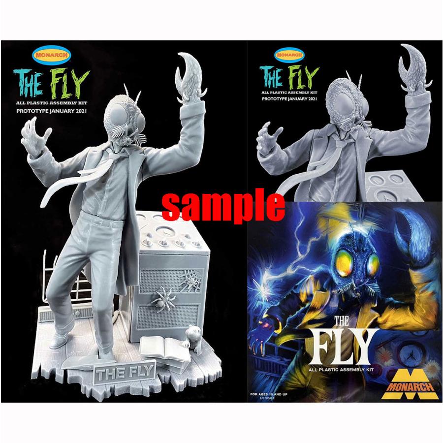 モナークモデル【THE FLY】 蠅男 / ザ・フライ (1/8スケール) プラモデル / KIT NO.451-200 [特価品]｜astro-z｜05