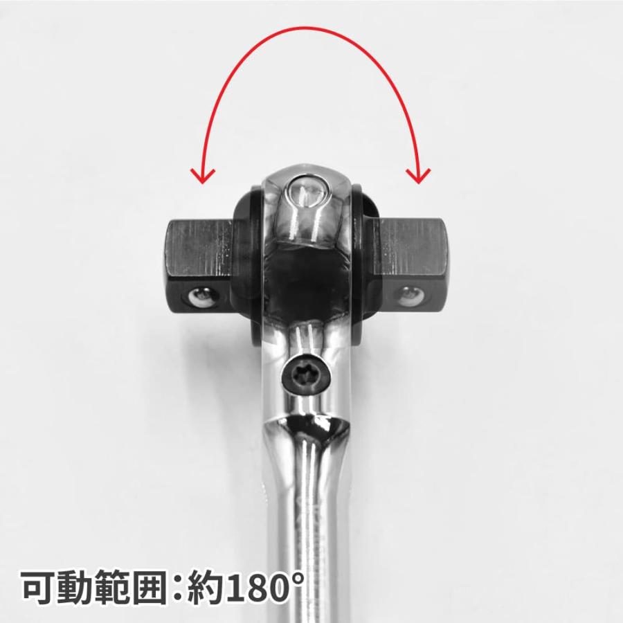 アストロプロダクツ（ASTROPRODUCTS） 3/8DR スイベルラチェット