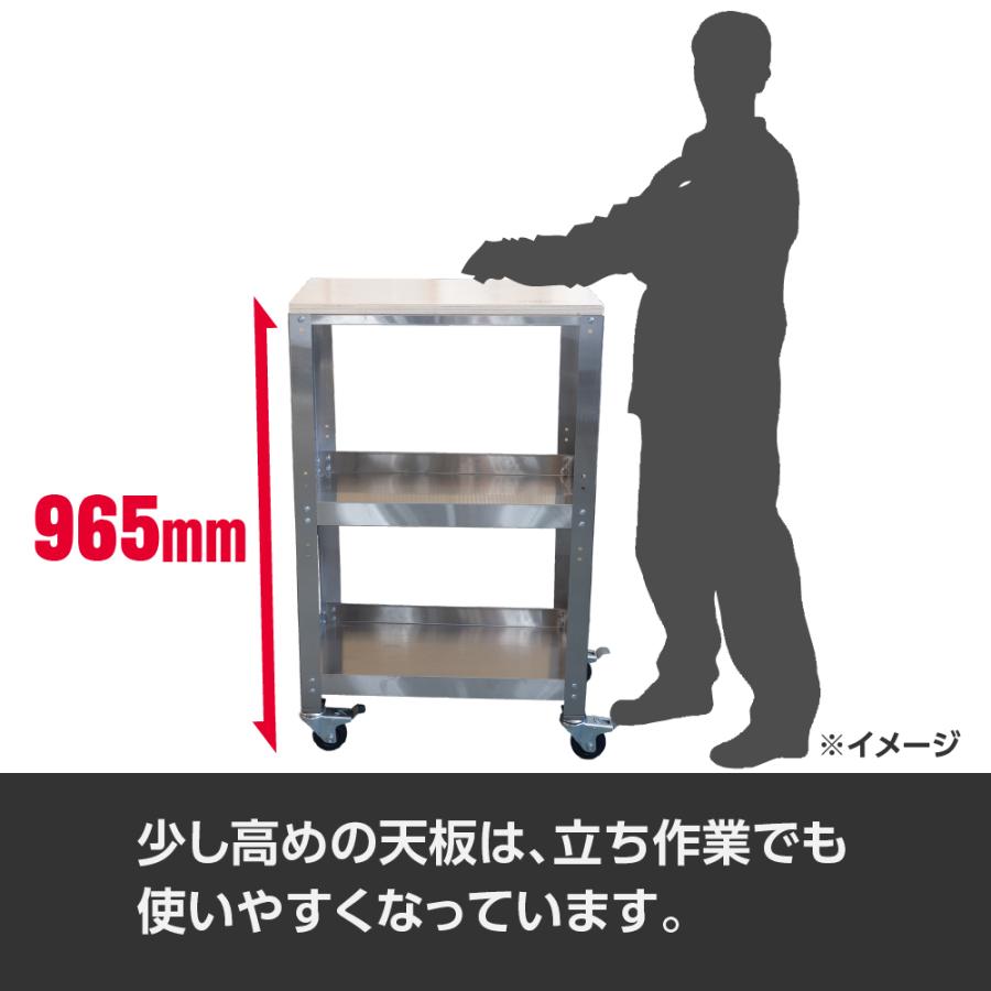 アストロプロダクツ ツールワゴン 3段 アストロプロダクツ ツールワゴン 3段 ブラック 引出付 TW830