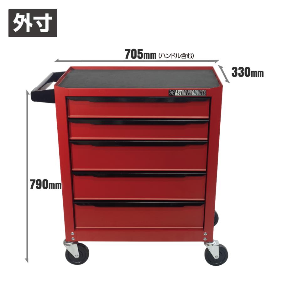 ミニキャビネット アストロプロダクツ（ASTROPRODUCTS） ミニキャビネット 5段 マット