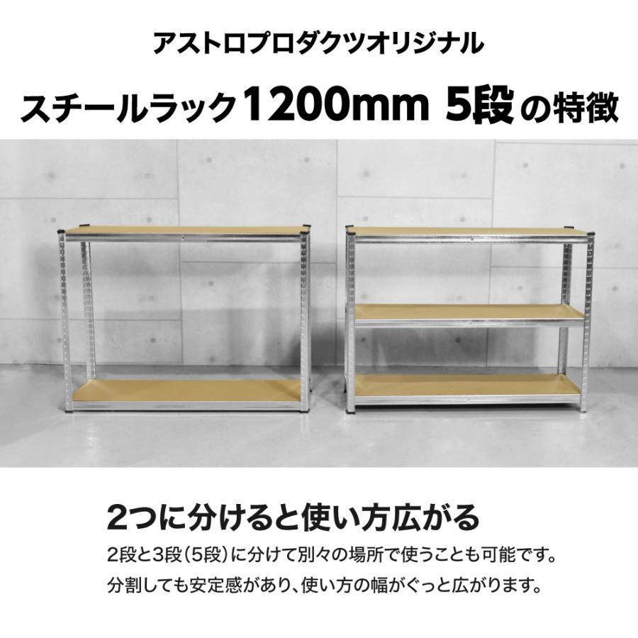 アストロプロダクツ（ASTROPRODUCTS） スチールラック 1200mm 5段