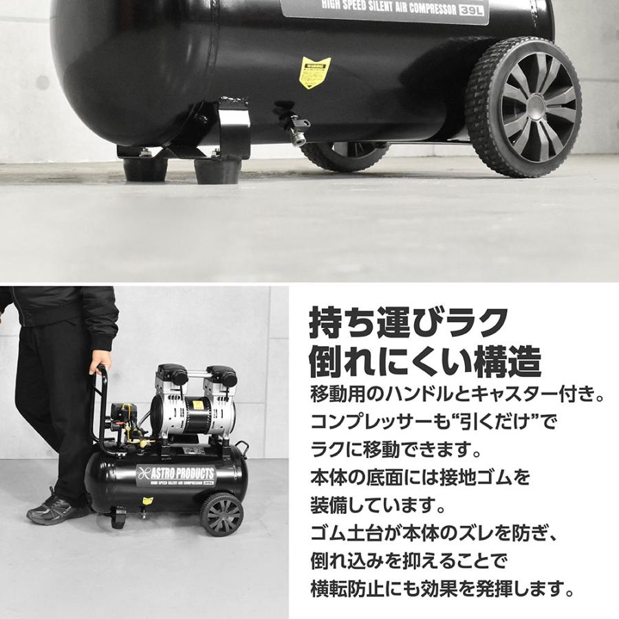 アストロプロダクツ コンプレッサー 39L アストロプロダクツ（ASTROPRODUCTS） エアコンプレッサー 39L AC777