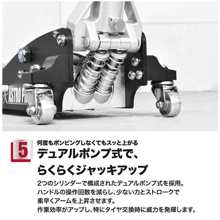 アストロプロダクツ（ASTROPRODUCTS） 1.5TON ガレージジャッキ GJ151 