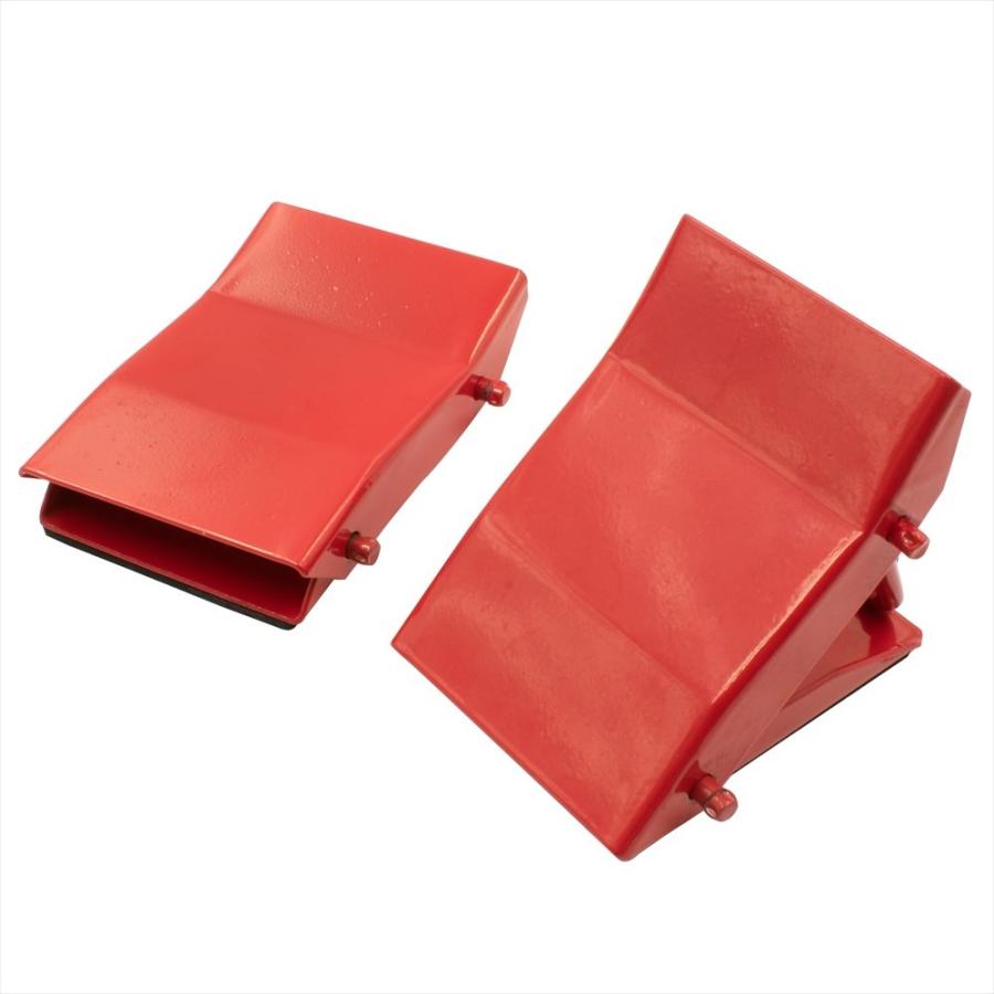 Ap 折り畳み輪止め 2個セット タイヤ止め ワドメ 駐車場 坂道 転がり防止 パーキング 折り畳み式 アストロプロダクツ