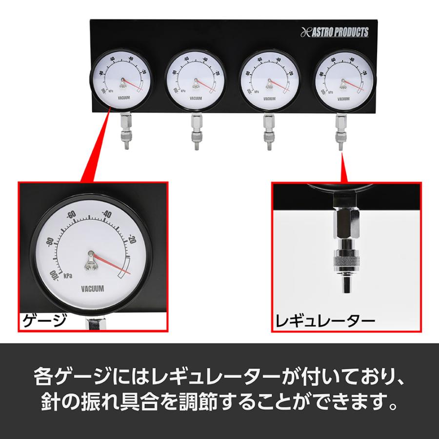 アストロプロダクツ4連バキュームゲージAP010718 【リライズ野田愛宕店】【店頭取引限定】【中古品】1点限り早い者勝ち！ アストロプロダクツ（ASTROPRODUCTS） 4連バキュームゲージ | バイク