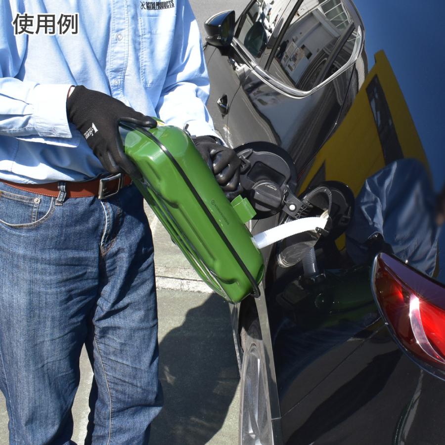 AP 横型ガソリン携行缶 5L | ジェリカン ジェリ缶 軽油 灯油 非常用 災害 ガソリンタンク 燃料缶 給油 燃料チャージ｜astroproducts｜03