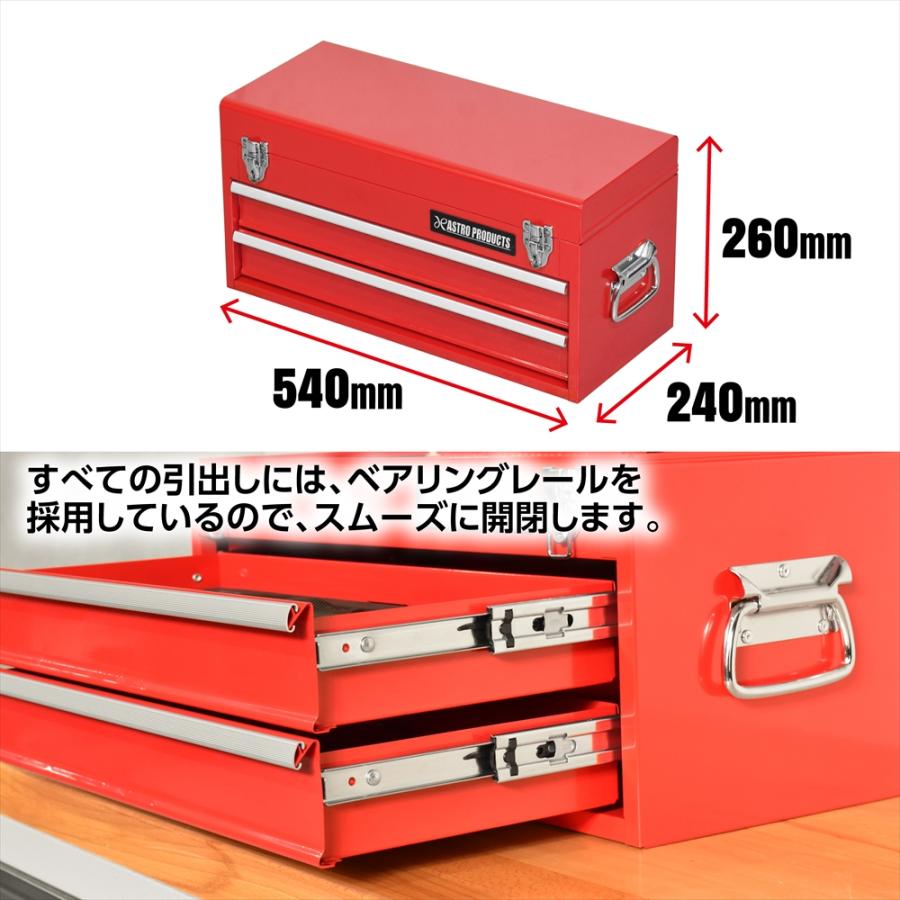 アストロプロダクツ（ASTROPRODUCTS） ツールセット 74点組 レッド
