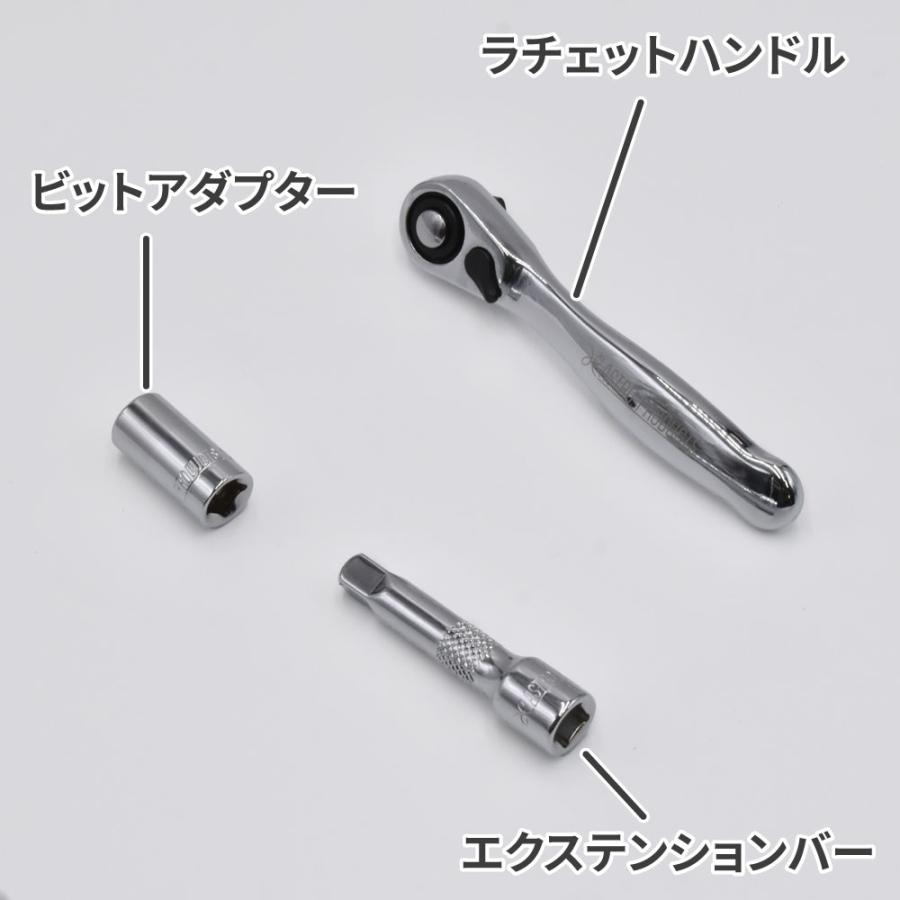 インチツール4点セット　アストロプロダクツ ミニツールセット ミリ （24点組） ASTRO PRODUCTS アストロ