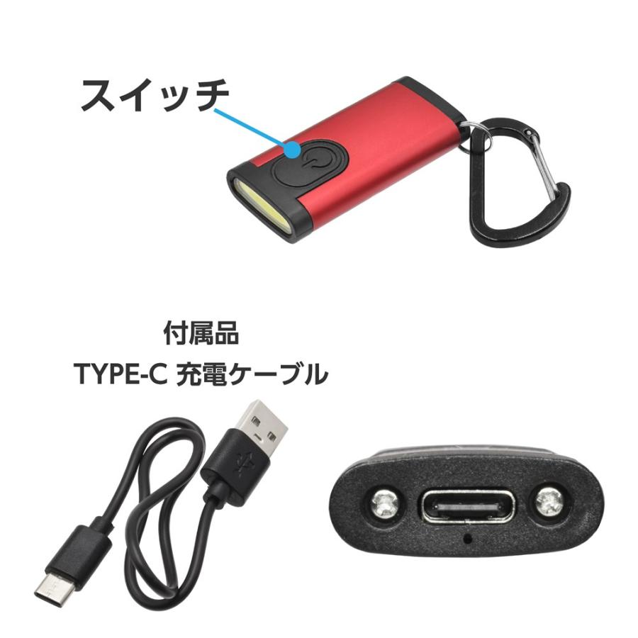 アストロプロダクツ（ASTROPRODUCTS） 充電式 LEDライトキーホルダー
