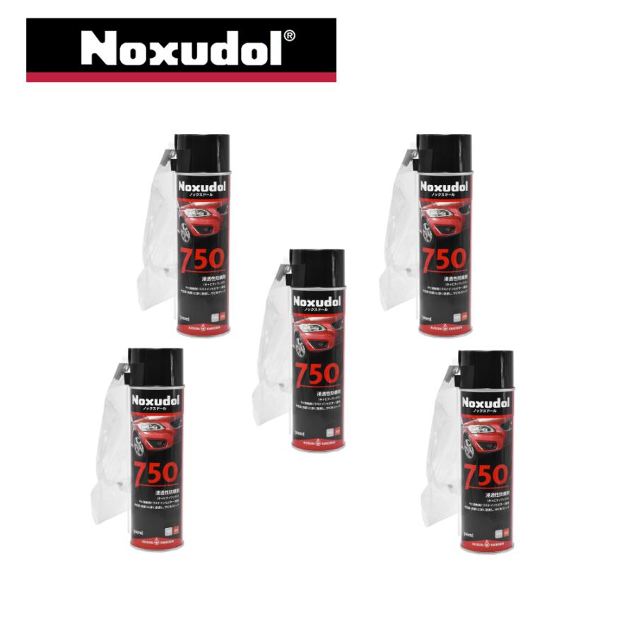ノックスドール 750 500ml 防さび 6本セット ノックスドール（Noxudol） 750 浸透性防錆剤 低溶剤 半透明 500mL 5本