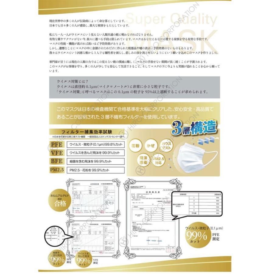 ヒロ・コーポレーション ヒロ カラー不織布マスク ホワイト : アストロ