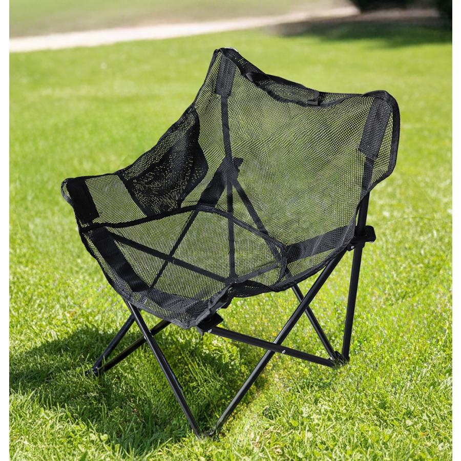 再出品 REI メッシュアウトドアチェア グリーン※ダメージ箇所あり アストロプロダクツ（ASTROPRODUCTS） Air メッシュチェア FS-847
