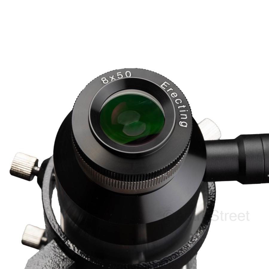 ExploreScientific 8ｘ50 正立ファインダー 暗視野照明(レチクル)付 