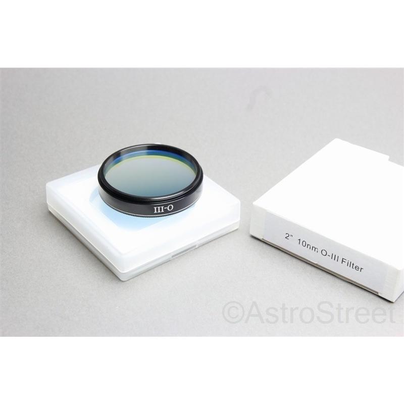 AstroStreet OIII フィルター 2インチ 50.8mm径用 光害カット ネビュラフィルター