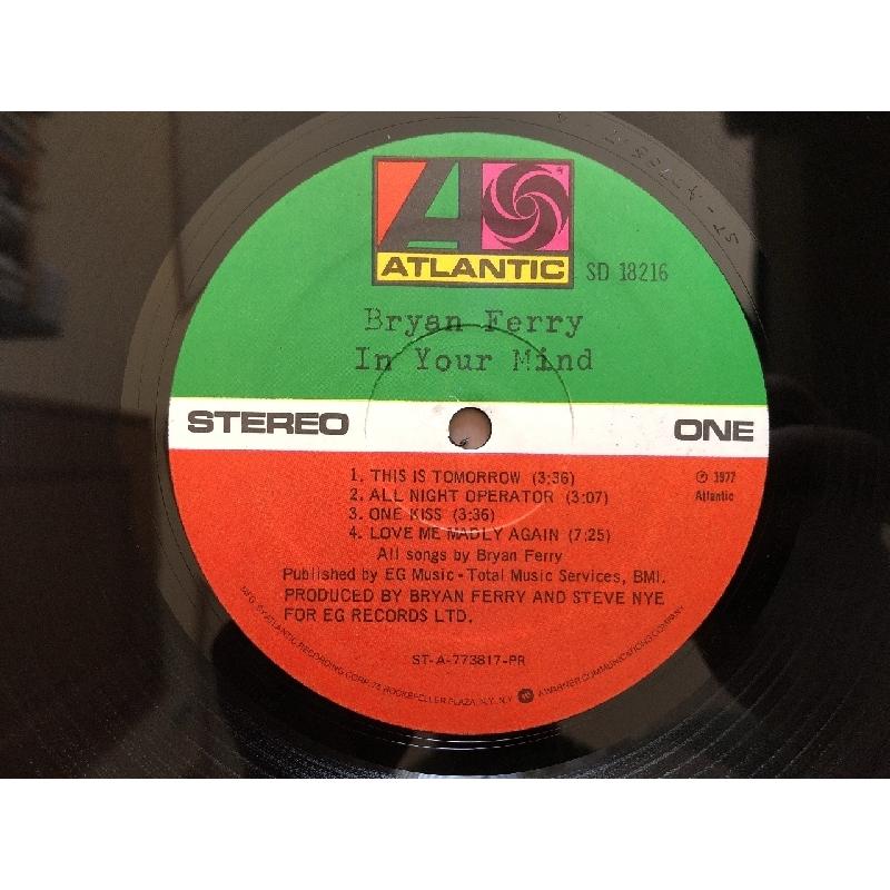 美盤 米国盤 1977年 ブライアン・フェリー Bryan Ferry LPレコード