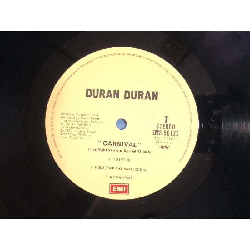 美盤 デュラン・デュラン Duran 1982年 LPレコード カーニバル