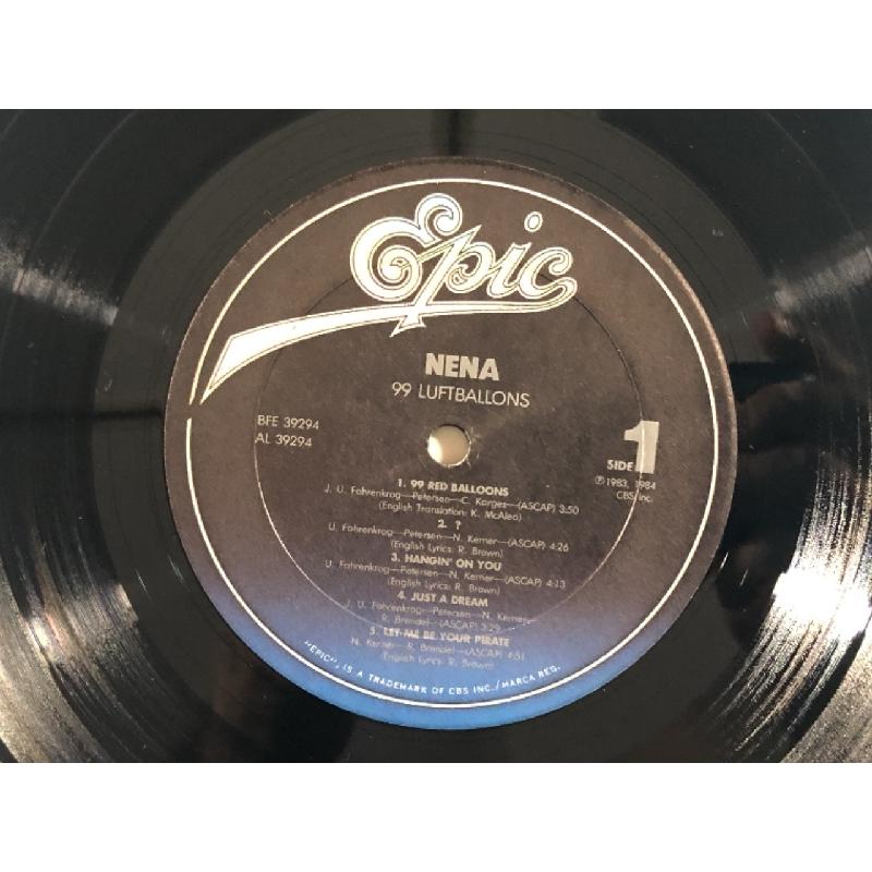 美盤 ネーナ Nena 1984年 LPレコード ロックバルーンは99 99
