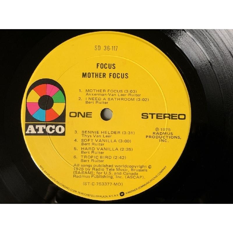 美盤 1975年 米国盤 フォーカス Focus LPレコード マザー・フォーカス