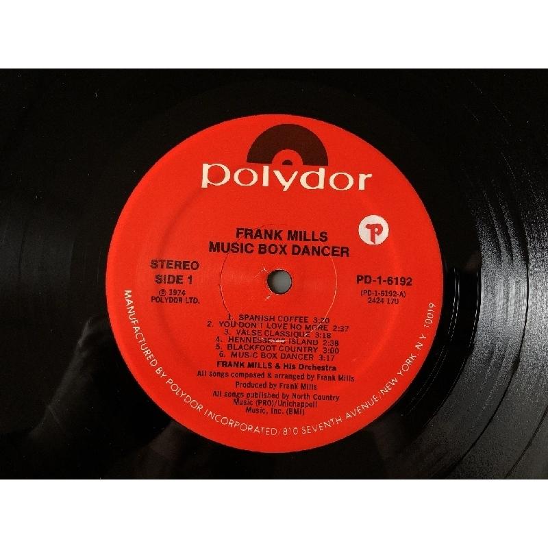 美盤 良ジャケ 1979年 米国盤 フランク・ミルズ Frank Mills LP