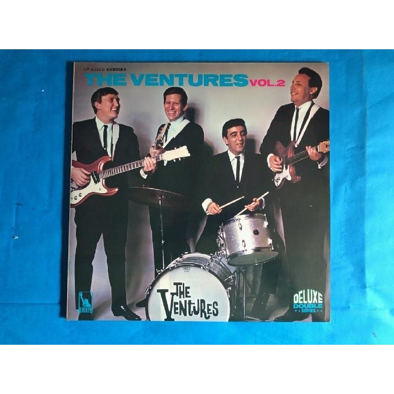 ベンチャーズ 来日記念盤 Vol.3 帯付LP 2枚組 LIBERTY 洋楽 良盤 ベンチャーズ Ventures 2枚組LPレコード デラックス・ダブル