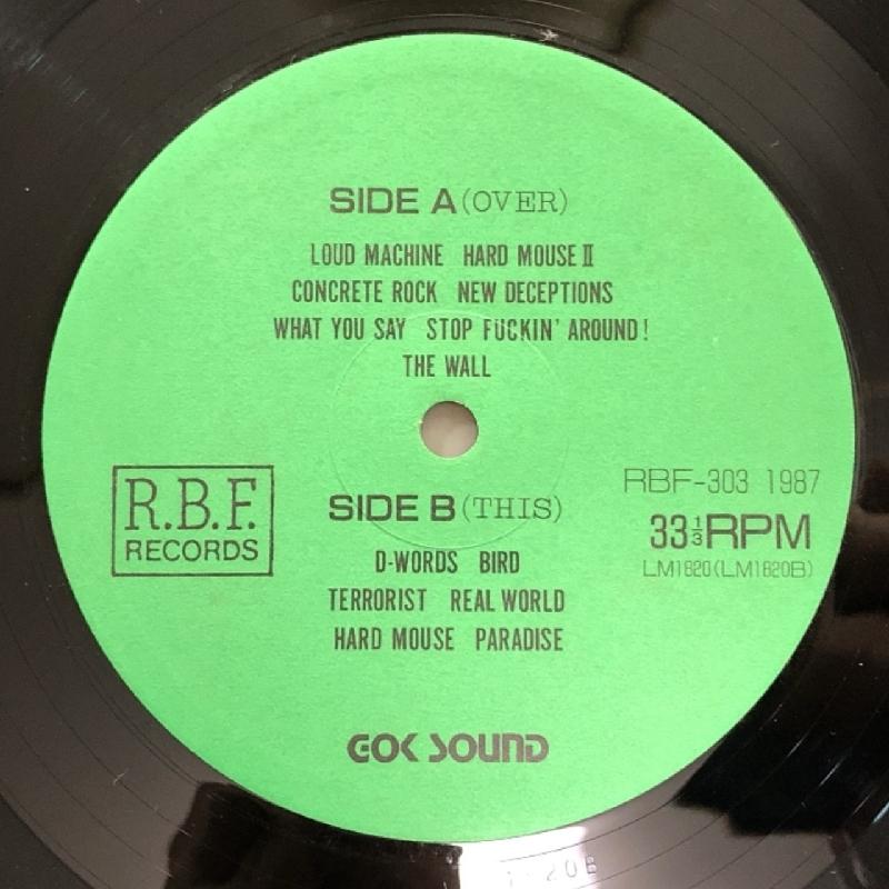 THE LOODS LOUD LIVE LOODS LP 日本パンク ライブ 美盤 良ジャケ 1986年 ルーズ Loods LPレコード ラウド・ライヴ Loud