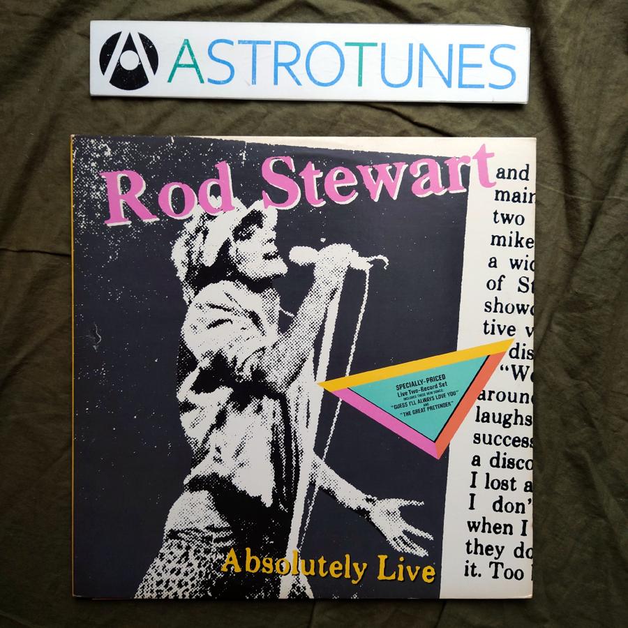 美盤 レア盤 1982年 米国初盤 ロッド・スチュワート Rod Stewart 2枚組 