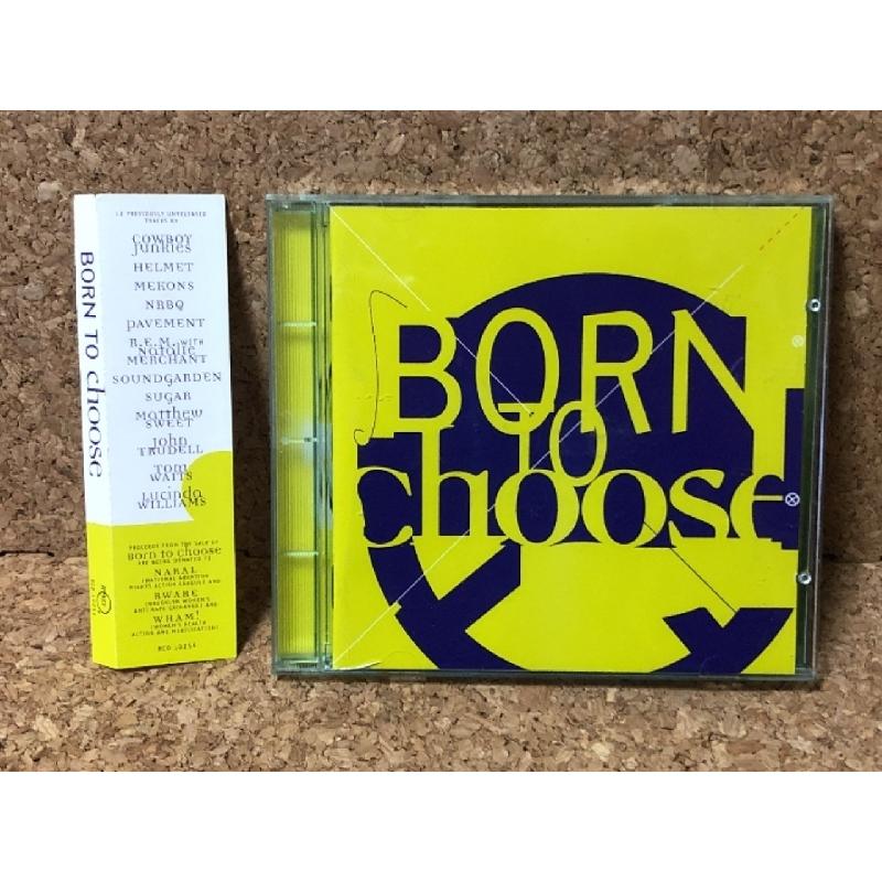 美盤 ほぼ新品 V.A. 1993年 CD ボーン・トゥ・チューズ Born To Choose 米国盤帯付 R.E.M Lucinda Williams Tom Waits: ASTROTUNES a002072