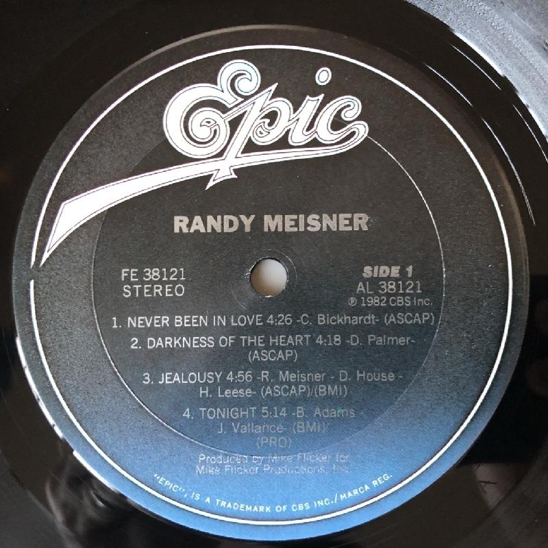 良盤 ランディ・マイズナー Randy Meisner 1982年 LPレコード 紺碧の