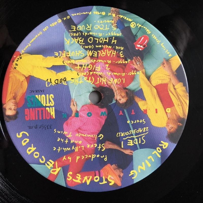 レア非売品!レコード新品! ローリングストーンズ1986年 日本オリジナル ローリング・ストーンズ Rolling Stones 1986年 LPレコード ダーティー