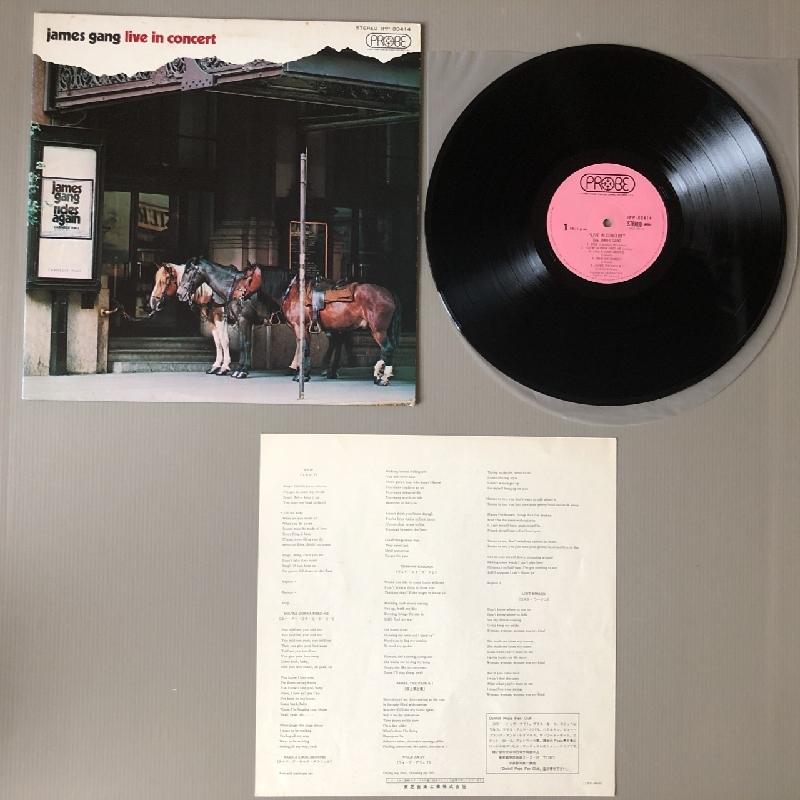 ジェームス・ギャング James Gang LPレコード ライブ・イン