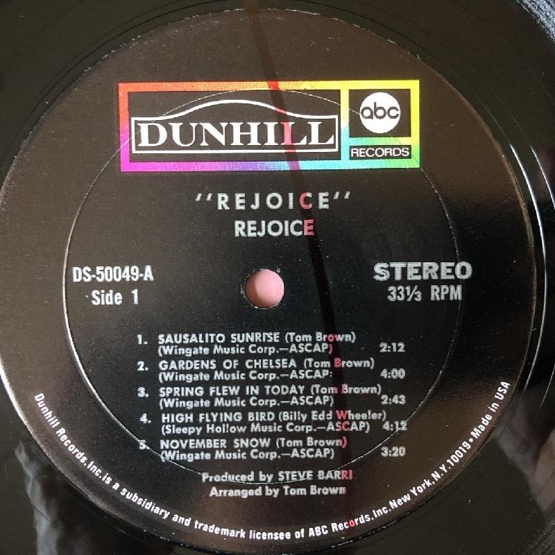 レア物 リジョイス Rejoice 1968年 LPレコード リジョイス！ Rejoice! 米国盤 Pop｜astrotunes｜08