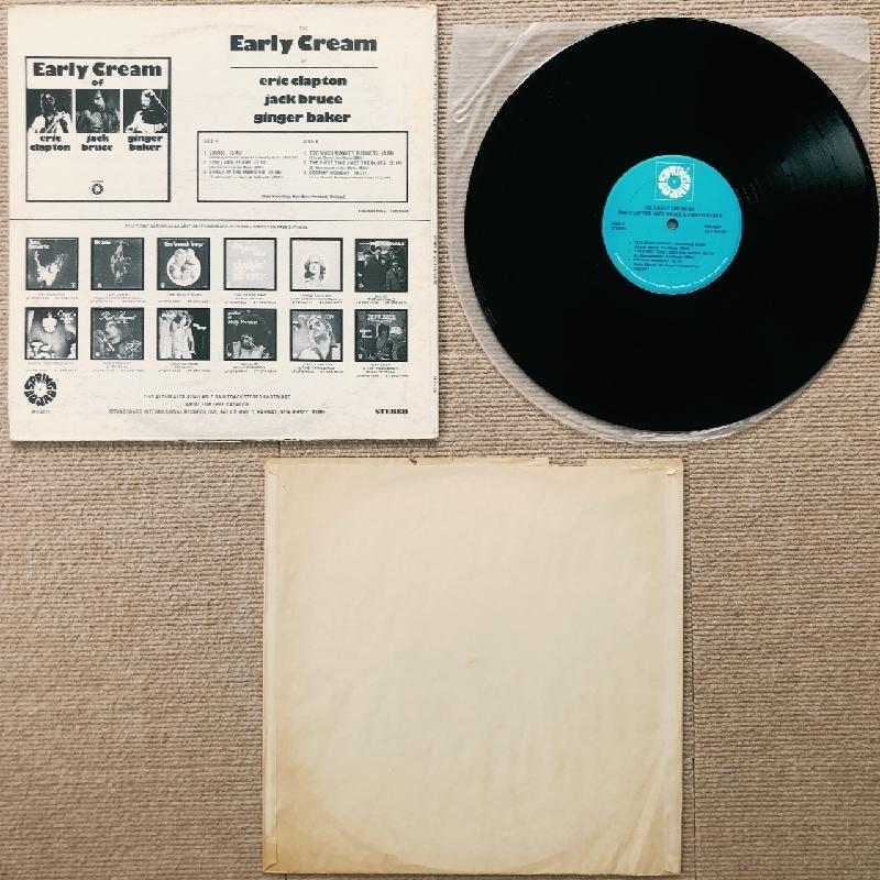 クリーム Cream 1975年 LPレコード アーリー・クリーム The Early Cream Of Eric Clapton, Jack Bruce & Ginger Baker 米国盤｜astrotunes｜08