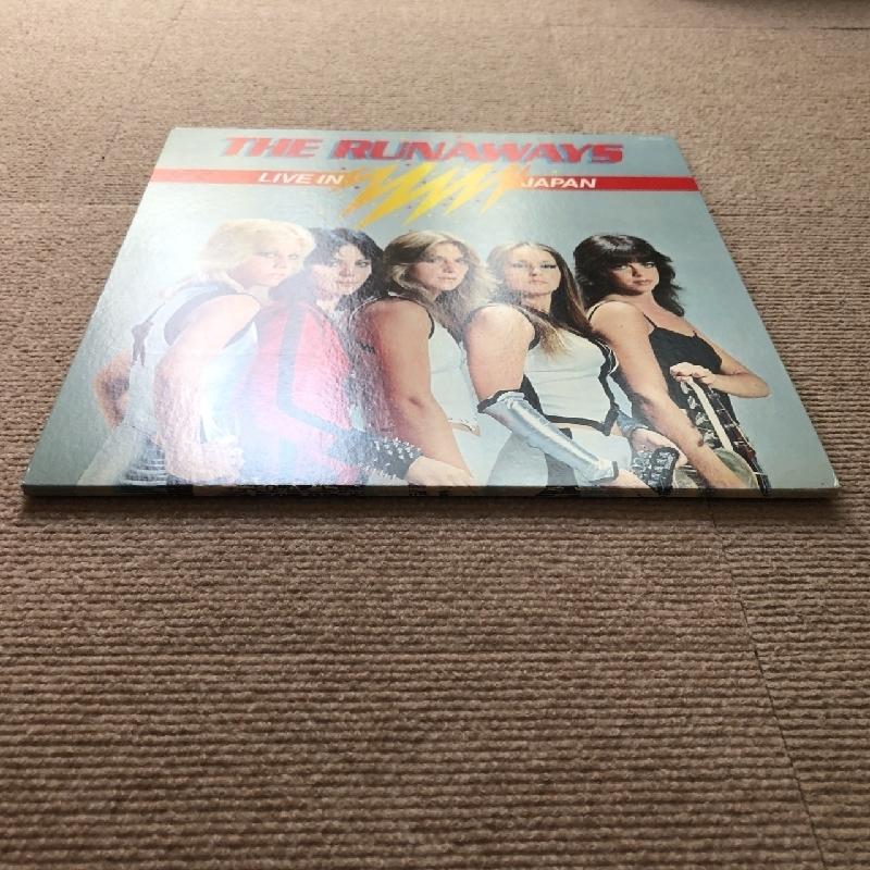 美盤 美ジャケ ランナウェイズ Runaways 1977年 LPレコード Live