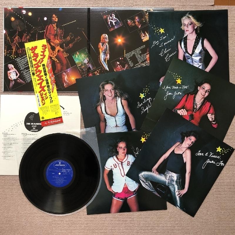 美盤 美ジャケ ランナウェイズ Runaways 1977年 LPレコード Live