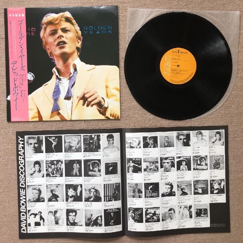 美盤 デビッド・ボウイ David Bowie 1983年 LPレコード ゴールデン・イヤーズ Golden Years 名盤 国内盤 帯付 ...