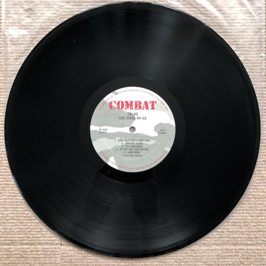 傷なし美盤 タラス Talas 1984年 LPレコード ライヴ・スピード・オン