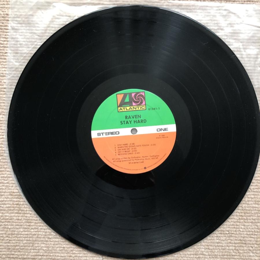 美盤 レイヴン Raven 1985年 LPレコード ステイ・ハード Stay Hard 