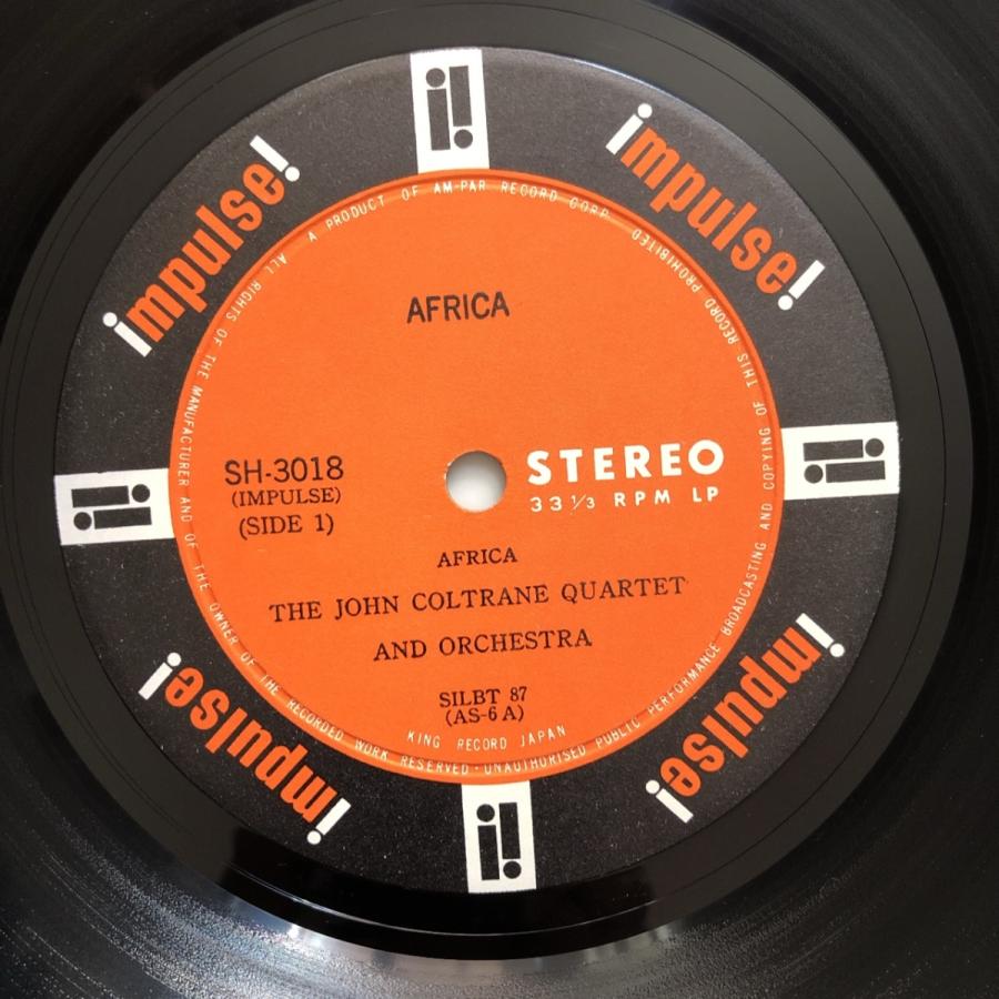 美盤 1964年国内初盤 ジョン・コルトレーン John Coltrane LPレコード