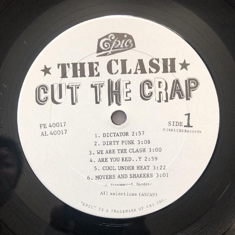 クラッシュ The Clash 1985年 LPレコード カット・ザ・クラップ Cut