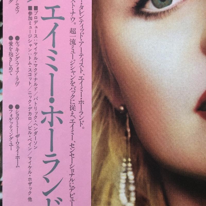 傷なし美盤 美ジャケ ほぼ新品 エイミー・ホーランド Amy Holland 1980